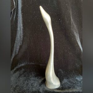 Hoselton Canada 116 Vintage Modern Crane Goose Sculpture Metal Aluminium Vintage